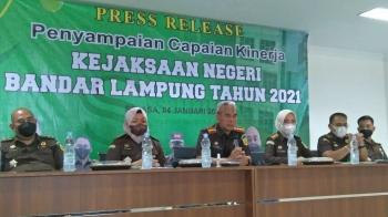 Kejari Bandarlampung Selesaikan 1.344 Perkara Sepanjang 2021